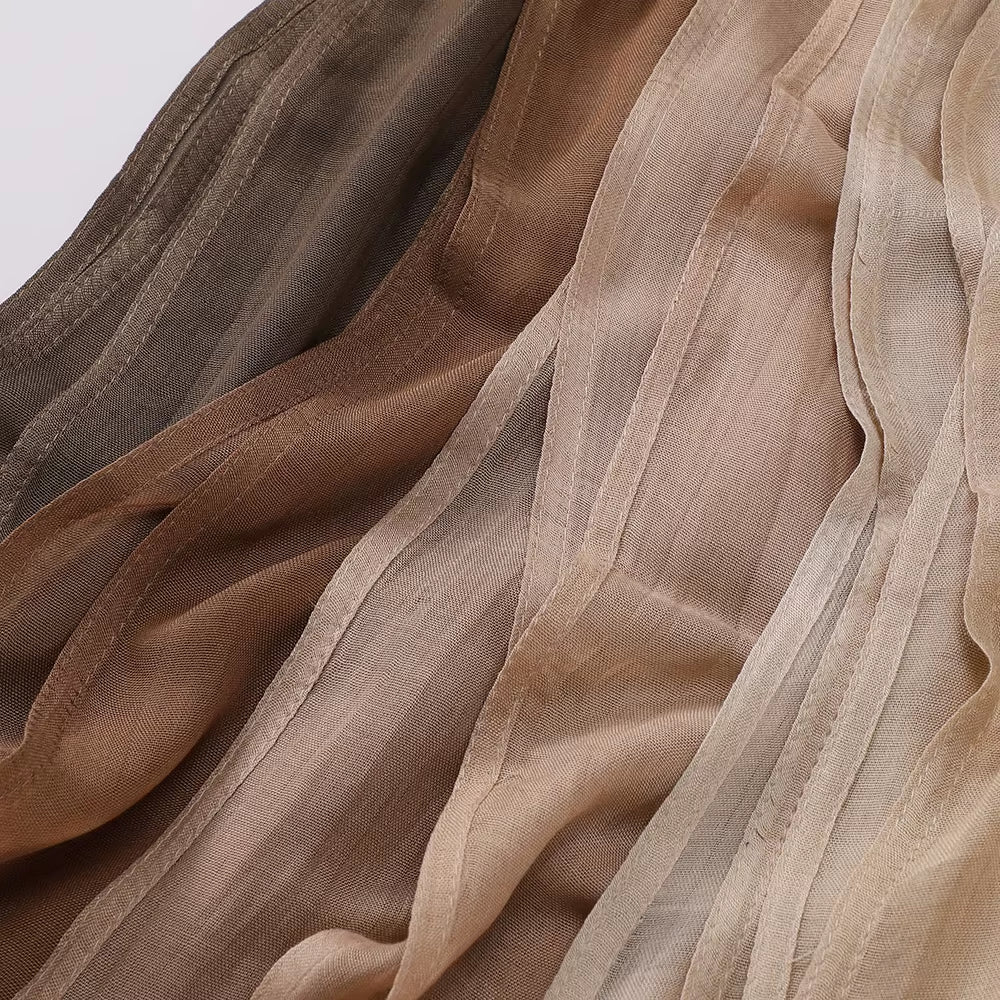 Women's Islamic Hijabs - Soft Viscose Rayon Shawls, Plain Thin Headscarves, 200x85 cm