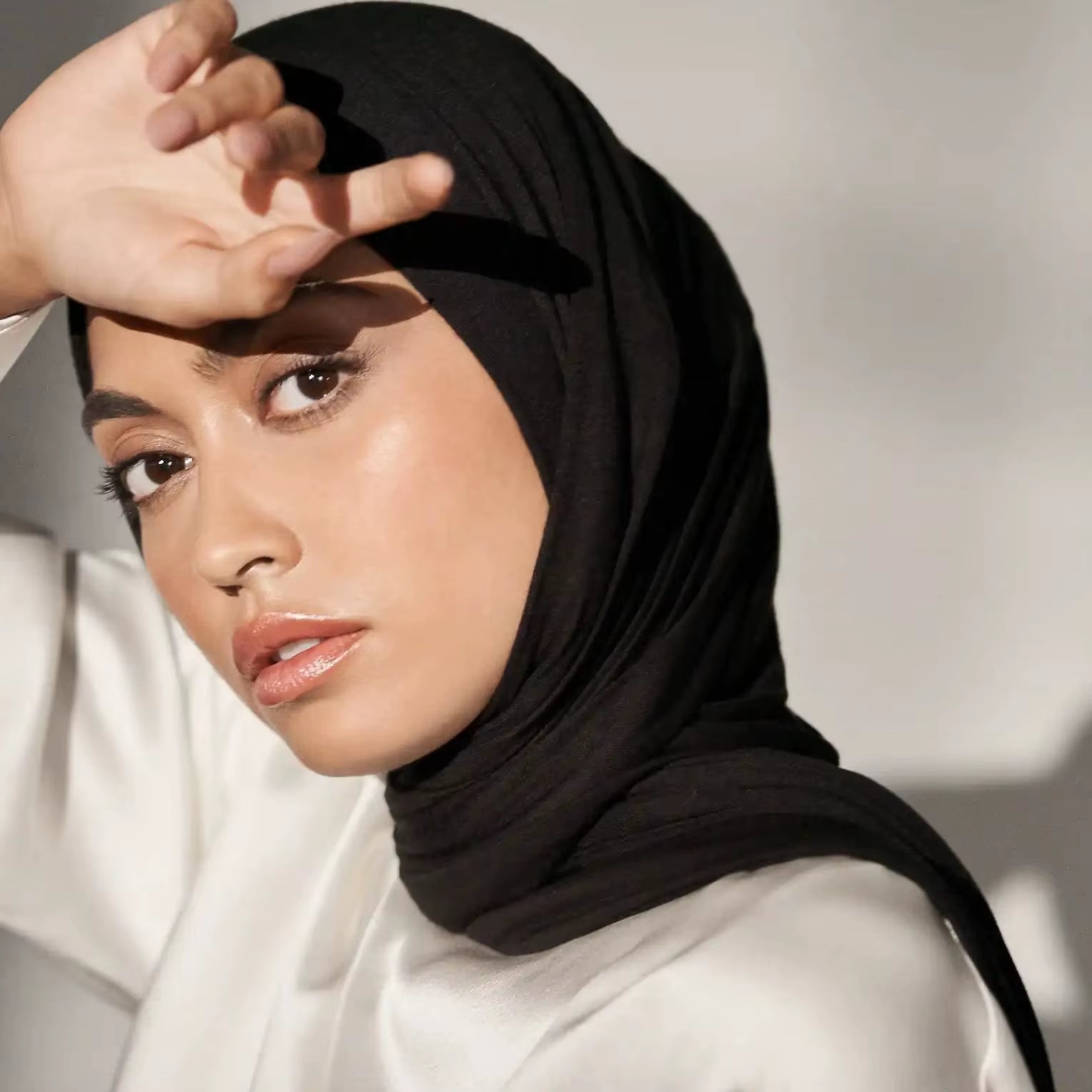 29Colors Cheap Jersey Hijab Scarf Solid Muslim Long Scarves Turban Shawl Elastic Cotton Arab Headscarf Head Wraps Saudi Hijabs