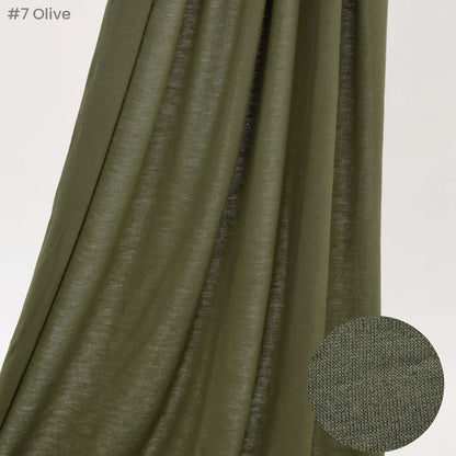 29Colors Cheap Jersey Hijab Scarf Solid Muslim Long Scarves Turban Shawl Elastic Cotton Arab Headscarf Head Wraps Saudi Hijabs